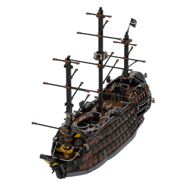 6331 PCS MOC Caribbean Pirates Flying Dutchman Devil Ship Model Assembled Building Blocks Toys - Image 4