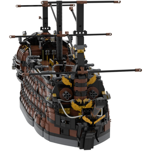 6331 PCS MOC Caribbean Pirates Flying Dutchman Devil Ship Model Assembled Building Blocks Toys - Image 3