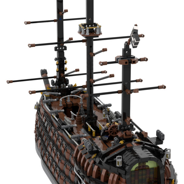 6331 PCS MOC Caribbean Pirates Flying Dutchman Devil Ship Model Assembled Building Blocks Toys - Image 2