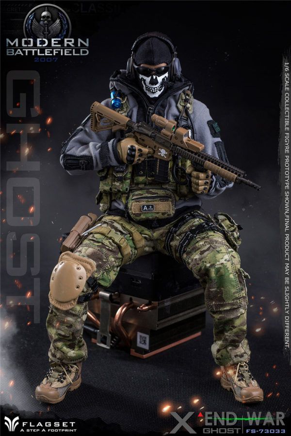 FLAGSET 1/6 Doomsday War Series 73033 Death Squad Ghost - Image 9