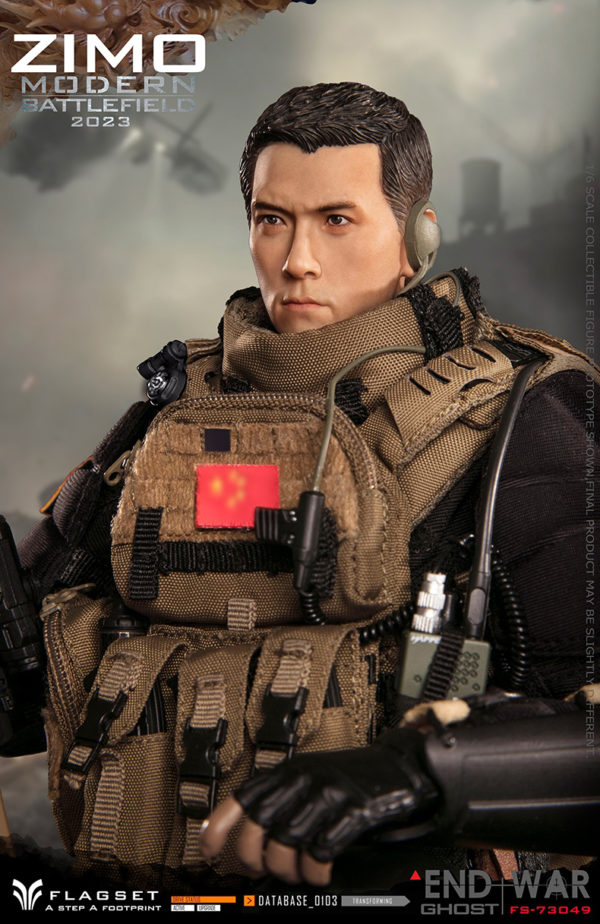 FLAGSET 1/6 Soldier Figure Doomsday War Death Squad Ghost Zimo 73049 Male Toy Gift - Image 2