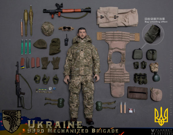 FLAGSET 1/6 Soldier Figure FS 73053 Ukrainian 93 Mechanized Brigade Action Figure - Image 16