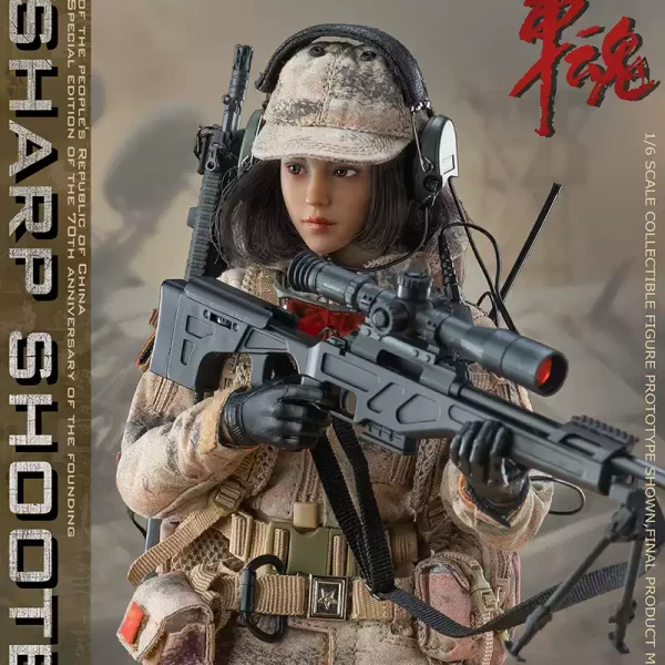 FLAGSET 1/6 Soldier Figure Model 73051 Military Soul Female Sniper Skylark Action Figure Set - Image 15