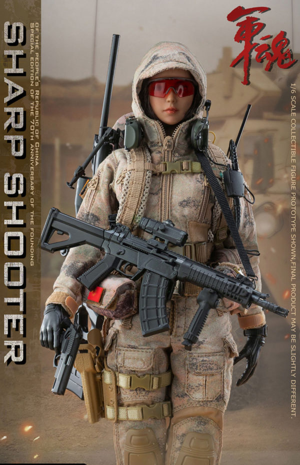 FLAGSET 1/6 Soldier Figure Model 73051 Military Soul Female Sniper Skylark Action Figure Set - Image 5