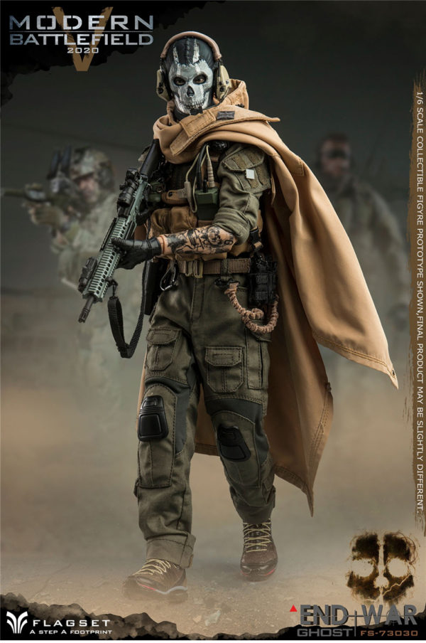 FLAGSET 1/6 Soldier Model 73030 Death Squad V Ghost Doomsday War Series ENDWAR - Image 13