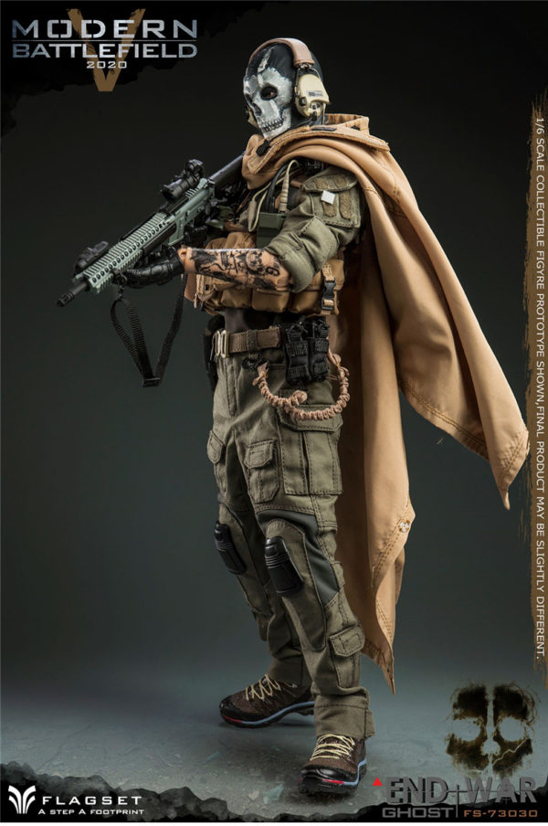 FLAGSET 1/6 Soldier Model 73030 Death Squad V Ghost Doomsday War Series ENDWAR - Image 12