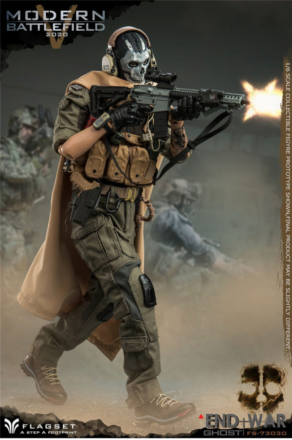 FLAGSET 1/6 Soldier Model 73030 Death Squad V Ghost Doomsday War Series ENDWAR - Image 9