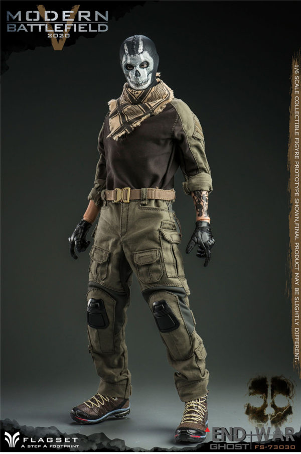 FLAGSET 1/6 Soldier Model 73030 Death Squad V Ghost Doomsday War Series ENDWAR - Image 3