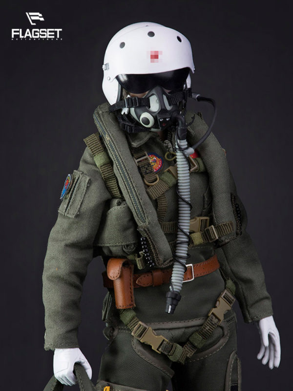 FLAGSET 1/6 female soldier figure Chinese Air Force female pilot 73006 movable doll model - Image 3