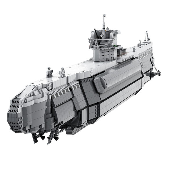 4837 PCS MOC German Navy Type VIIB U-boat Submarine MOC-71578 Assembling Building Blocks Toy - Image 10