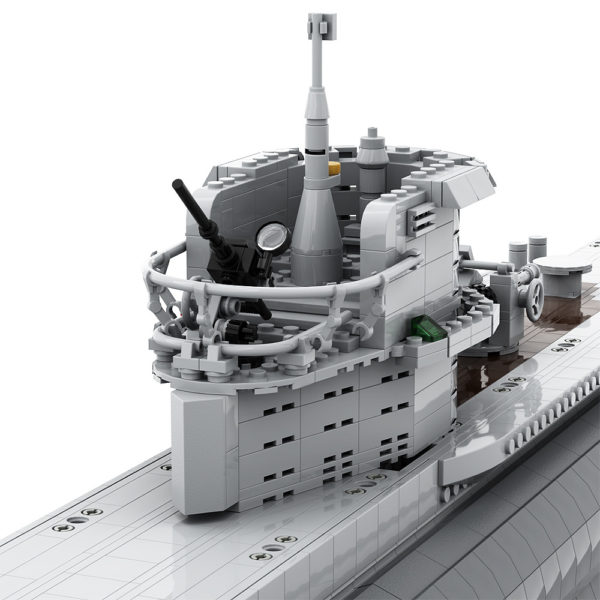 4837 PCS MOC German Navy Type VIIB U-boat Submarine MOC-71578 Assembling Building Blocks Toy - Image 8