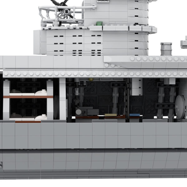 4837 PCS MOC German Navy Type VIIB U-boat Submarine MOC-71578 Assembling Building Blocks Toy - Image 5