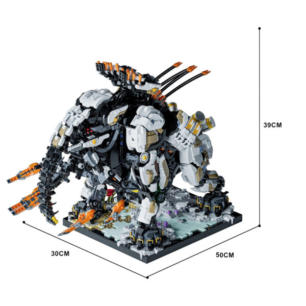 7957 PCS MOC Horizon Earthshaker Tremor Tusk Giant Mammoth Mechanical Beast Assembling Building Blocks Toy - Image 2