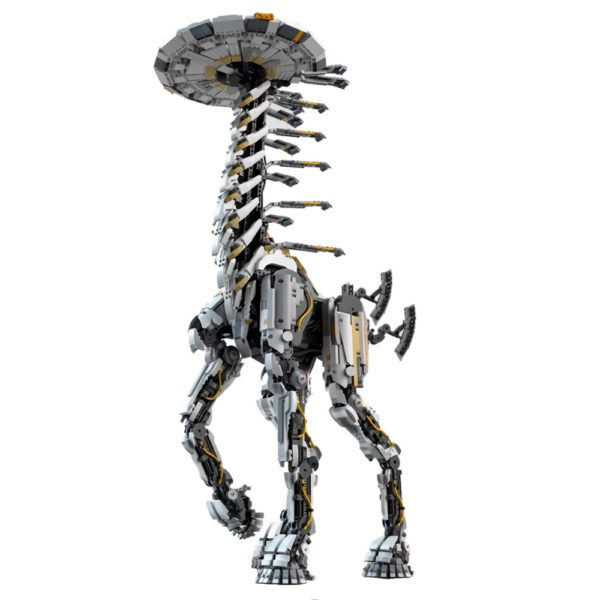 7215 PCS MOC Horizon Zero Dawn giant long-necked beast mechanical monster model assembly building blocks toy