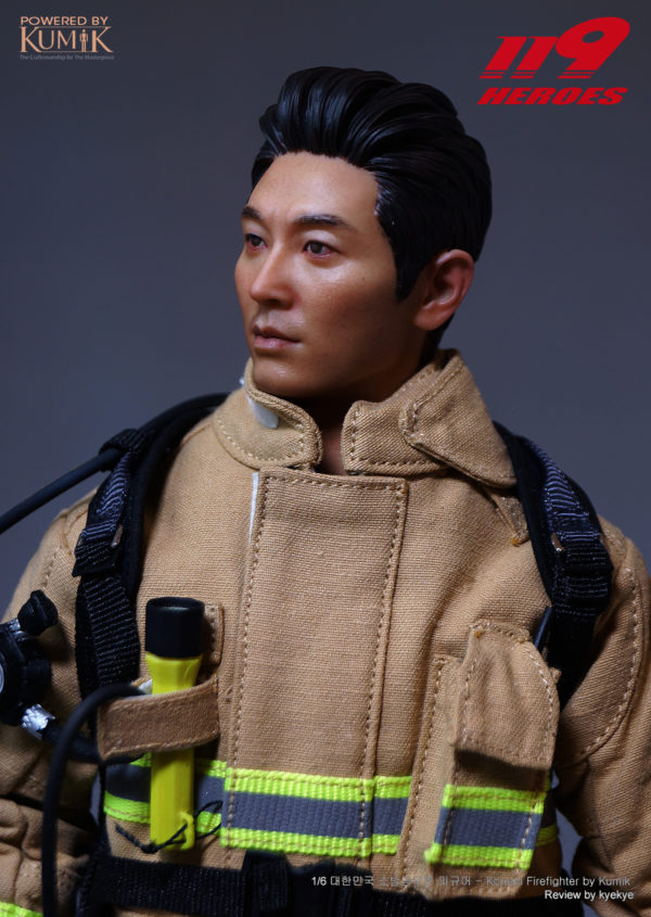 KUMIK 1/6 Male Soldier Firefighter KMF23-F02 Movable Doll Male Soldier Model Ornaments