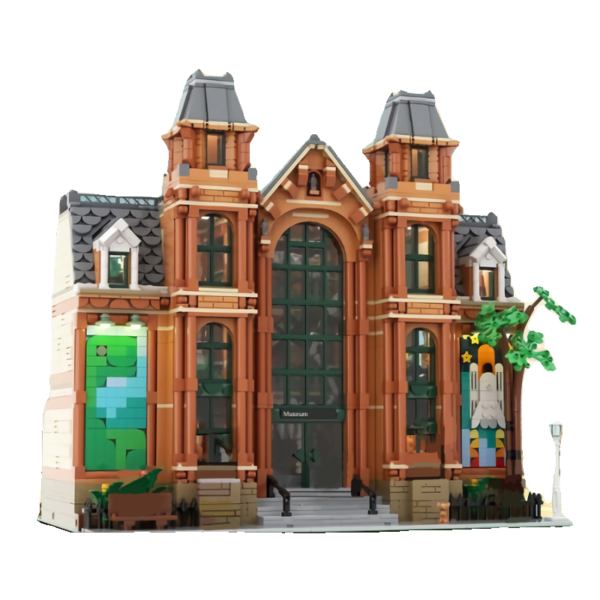 3872 PCS MOC London Natural History Museum building model MOC-165027 assembly building block toys