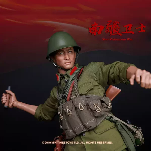 MINITIMES 1/6 Soldier Model M015 Chinese PLA Southern Xinjiang Guard Doll - Image 6