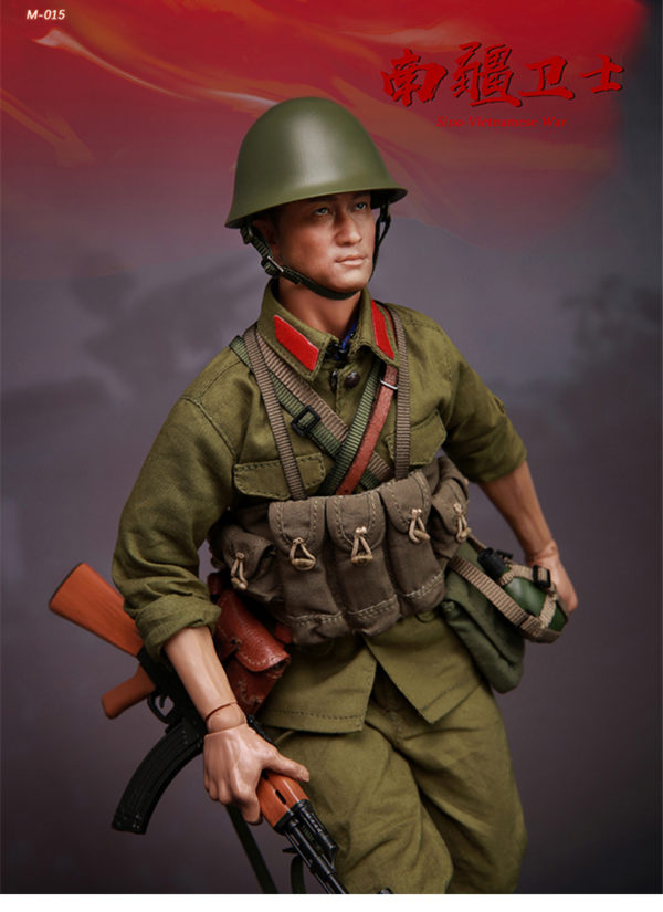 MINITIMES 1/6 Soldier Model M015 Chinese PLA Southern Xinjiang Guard Doll - Image 4