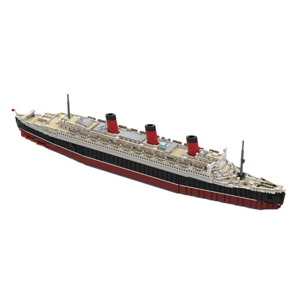 4693 PCS MOC British Queen Mary luxury cruise ship model MOC-93208 assembly building blocks toy - Image 3