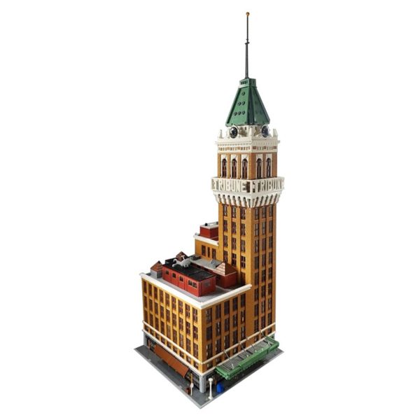 14618 PCS MOC Chicago Tribune Building Skyscraper Office Building Landmark Building Model Assembled Building Blocks Toys