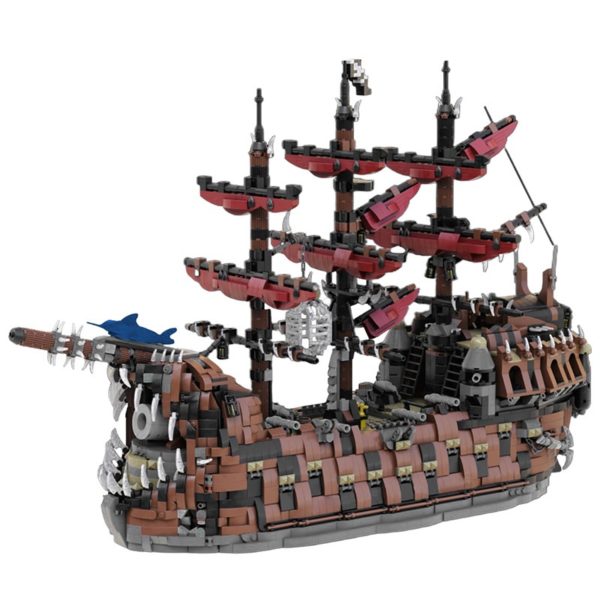 5854 PCS MOC Medieval Ruins King of the Caribbean Pirate Ship Model MOC-165091 Assembled Building Blocks Toys