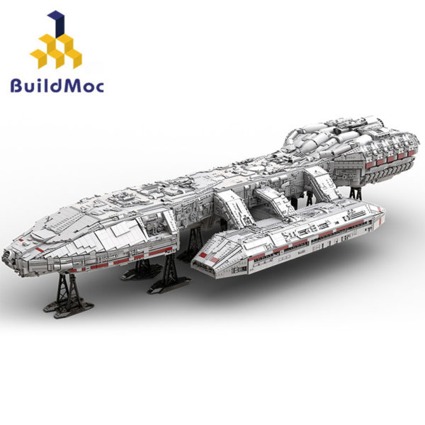 23836 PCS MOC Movie Battlestar Galactica Starship Spaceship Model Assembly Building Blocks Toys - Image 4