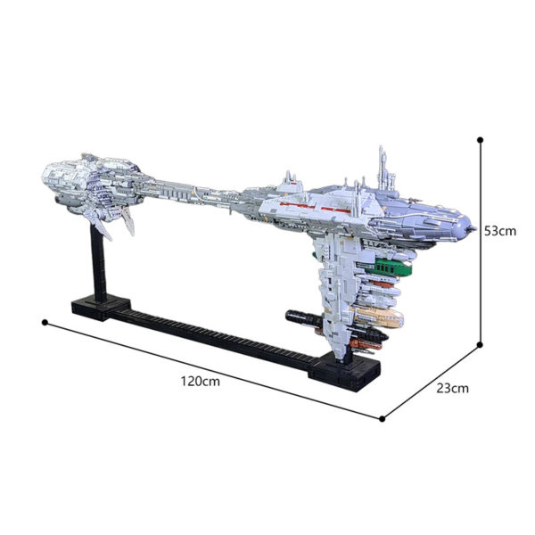 9866 PCS MOC Star Wars EF76 Nebula Nibulon-Class B Medical Frigate Model Assembly Building Blocks Toy - Image 2