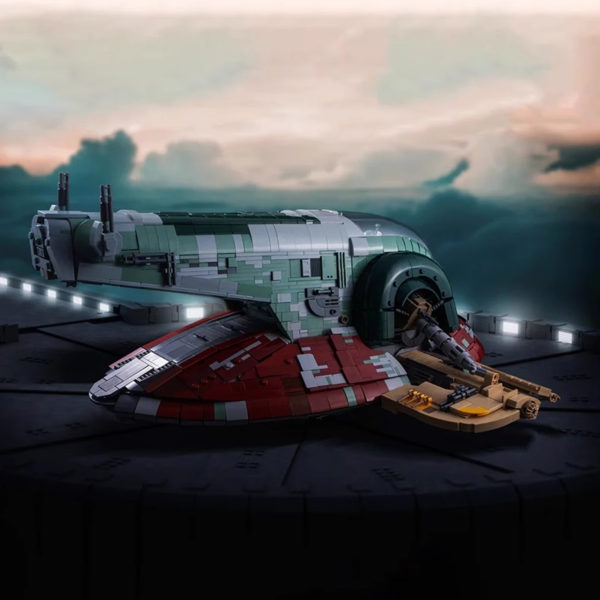 5159 PCS MOC Star Wars Slave One Boba Fett's spaceship vehicle model assembly building blocks toy - Image 5