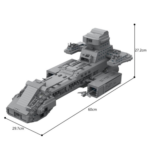 3226 PCS MOC Stargate Prometheus Battlecruiser Spaceship Assembling Building Blocks Toy - Image 2