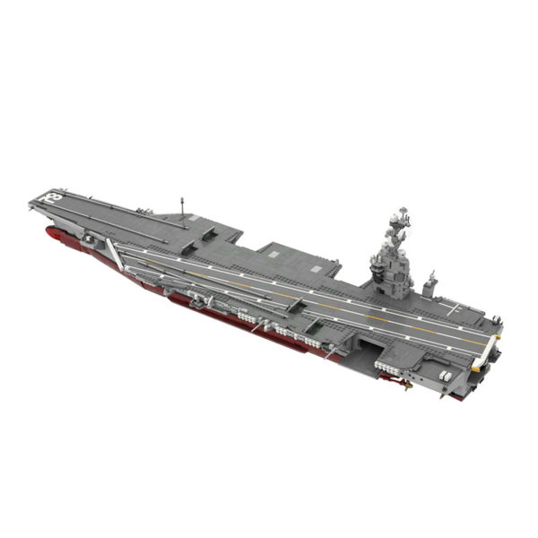 5958 PCS MOC USS Gerald Ford CVN-78 aircraft carrier military model assembly building blocks toys - Image 4