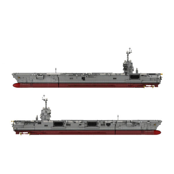 5958 PCS MOC USS Gerald Ford CVN-78 aircraft carrier military model assembly building blocks toys - Image 3