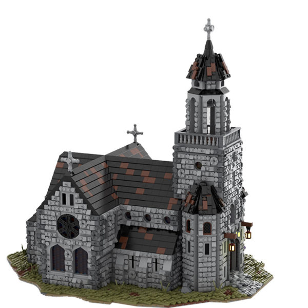 6561 PCS MOC assembled building blocks toys European medieval cathedral castle castle building assembly model ornaments - Image 4