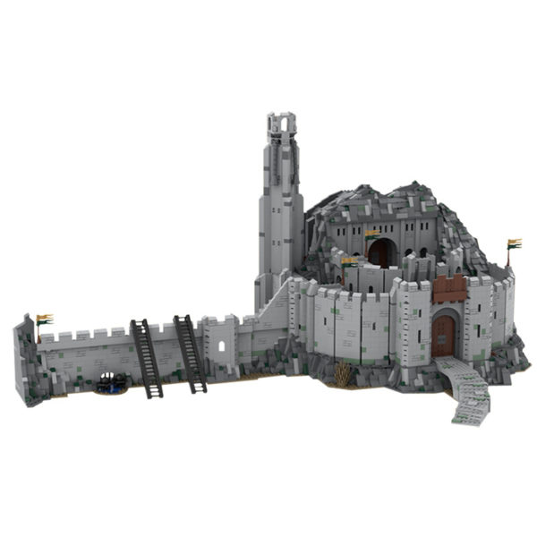 6184 PCS MOC assembled building blocks toys The Lord of the Rings Helm's Deep Battle of the Great Valley Castle Wall Building Scene