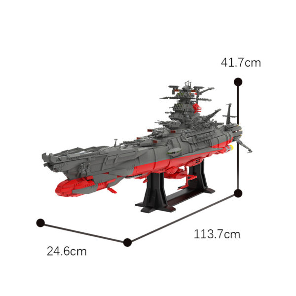 5325 PCS MOC assembled building blocks toys military navy battleship warship main battleship aircraft carrier battleship model - Image 2