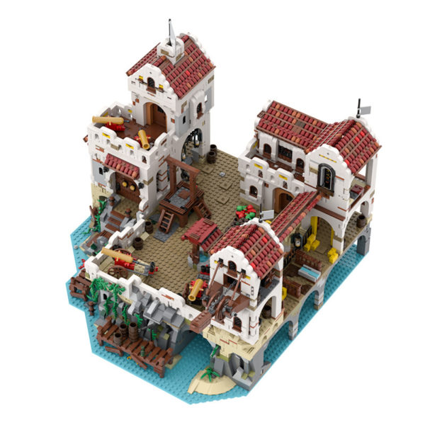 4948 PCS MOC assembly building block toys El Dorado Fortress Barracuda Bay Pirate Base Castle Fortress Scene - Image 7