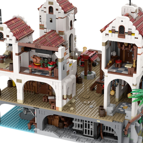 4948 PCS MOC assembly building block toys El Dorado Fortress Barracuda Bay Pirate Base Castle Fortress Scene - Image 4