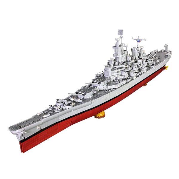 8042 PCS MOC assembly building block toys US Navy Iowa class battleship Iowa aircraft carrier model