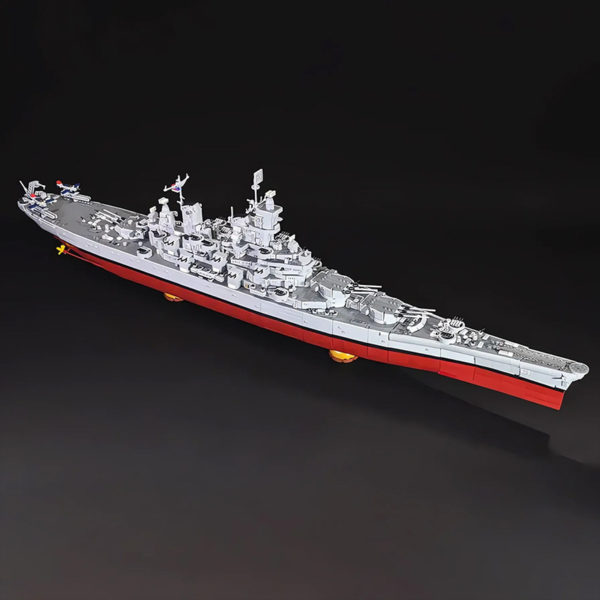 8042 PCS MOC assembly building block toys US Navy Iowa class battleship Iowa aircraft carrier model - Image 7