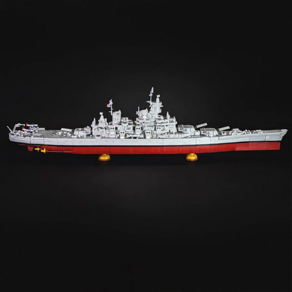 8042 PCS MOC assembly building block toys US Navy Iowa class battleship Iowa aircraft carrier model - Image 6