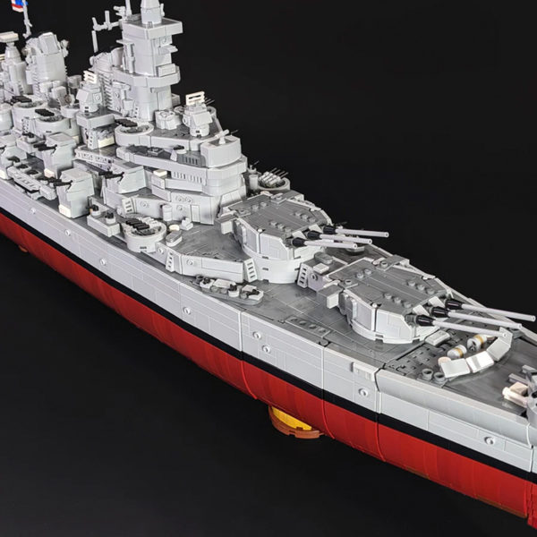 8042 PCS MOC assembly building block toys US Navy Iowa class battleship Iowa aircraft carrier model - Image 5