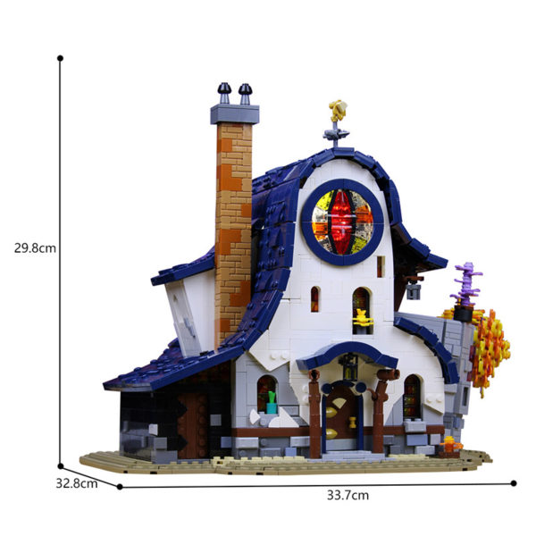 4050 PCS MOC assembly building blocks toy Owl Magic Club Ada's Owl House Fantasy House Model - Image 2