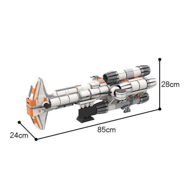 3607 PCS MOC assembly building blocks toy Star Wars Hammerhead class light frigate transport ship breakout blockade ship - Image 2