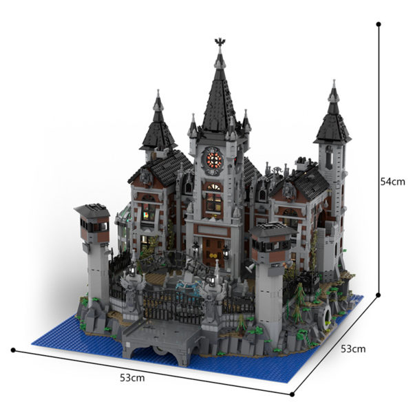 6778 PCS MOC assembly building blocks toy bat Elizabeth Arkham Asylum mental criminal asylum - Image 2