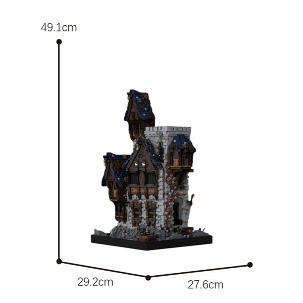 5356 PCS MOC assembly building blocks toys European medieval dreamer castle castle city fortress fortress building - Image 2