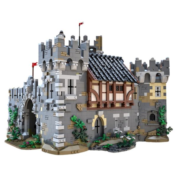 7543 PCS MOC assembly building blocks toys European medieval lion castle castle city fortress fortress building - Image 4