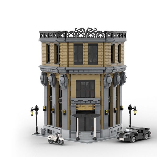 5127 PCS MOC assembly building blocks toys John Wick Continental Hotel Hotel building street scene