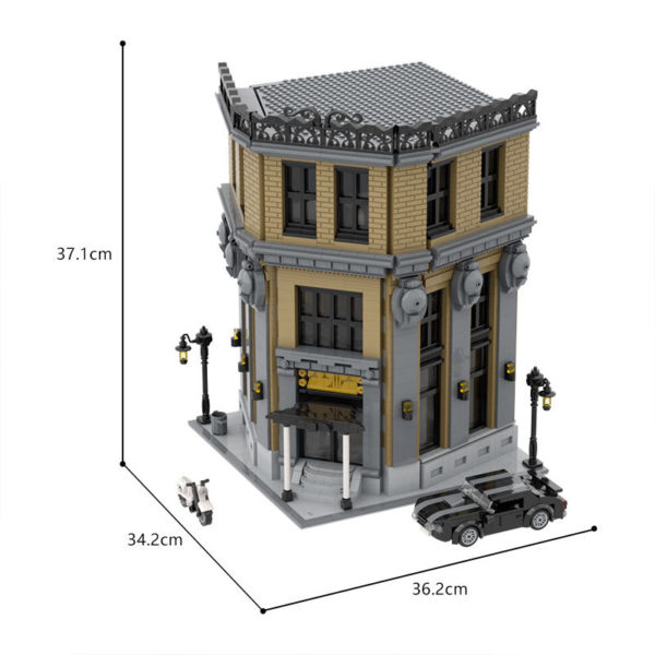 5127 PCS MOC assembly building blocks toys John Wick Continental Hotel Hotel building street scene - Image 2