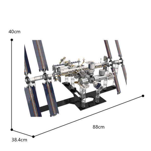 4649 PCS MOC assembly building blocks toys NASA space international space station assembly model astronomical aircraft - Image 2