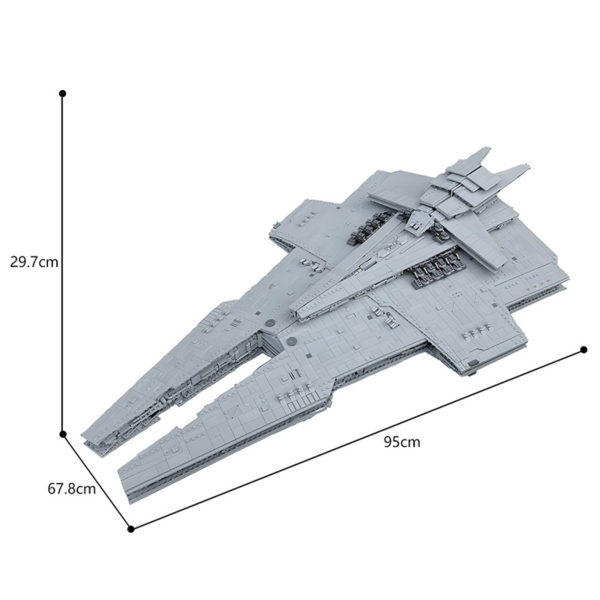 6392 PCS MOC assembly building blocks toys Star Wars Harrow-class dreadnought torturer star destroyer spaceship - Image 2