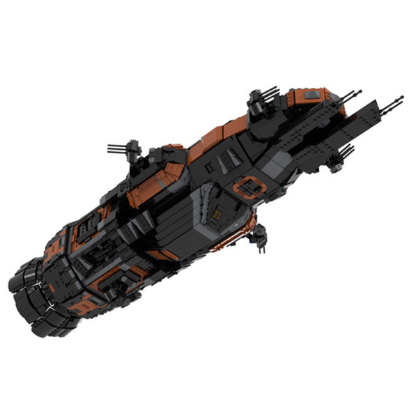 5112 PCS MOC assembly building blocks toys The Expanse of Space Corvette-class light frigate Rocinante - Image 4